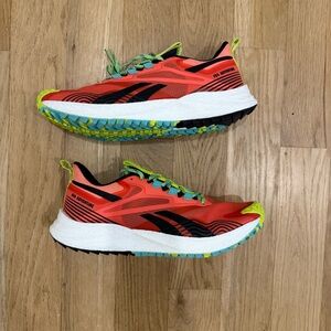 Reebok Floatride Energy 4 Adventure Coral and Black Running Shoes Size 9 NEW